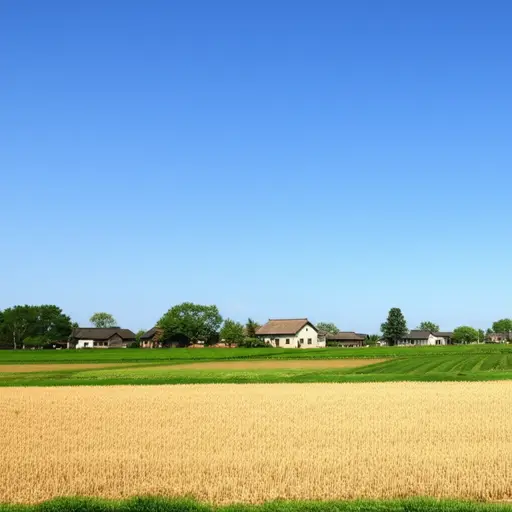 我们住在乡村地区。