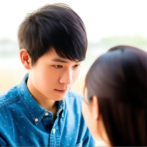 他深深地爱着她。