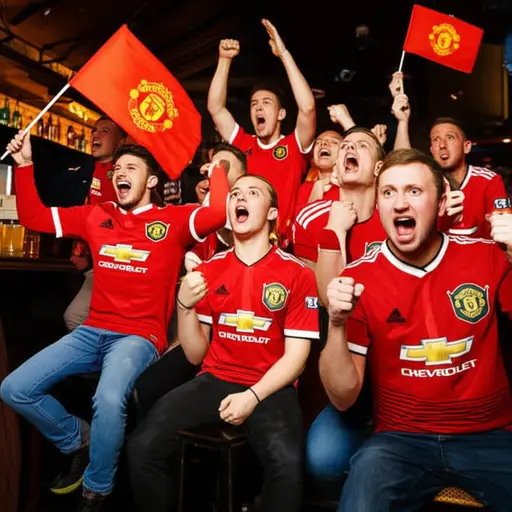 我的大部分朋友都是曼联队的支持者。