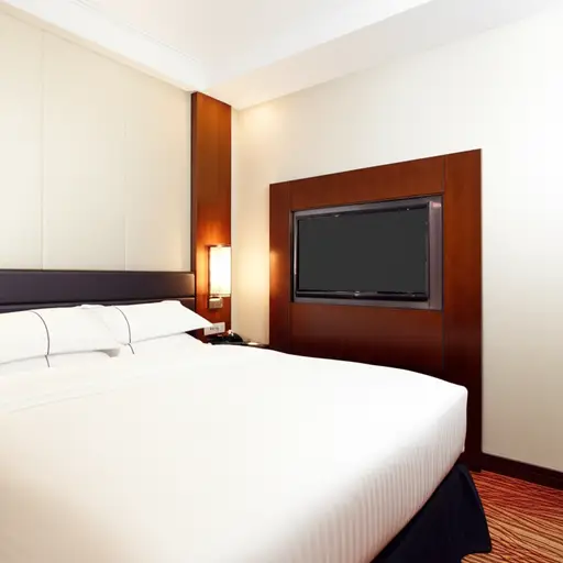 这家酒店的所有房间都有电视。