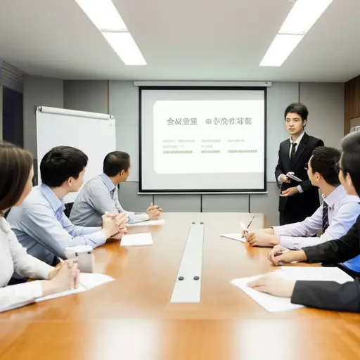 在会议上，他对事件进行了详细的解释。