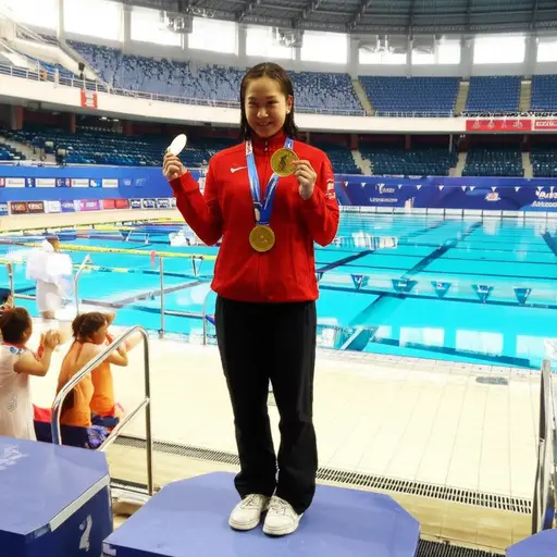 她赢得了英国跳水锦标赛。