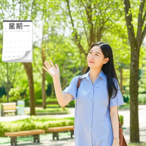 我上个星期一见过她。