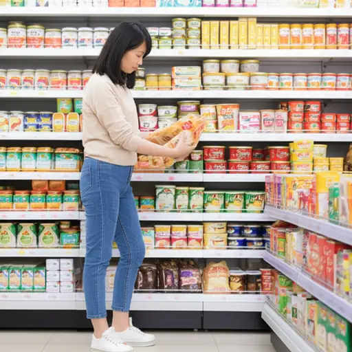 我妈妈每周都去杂货店买东西。