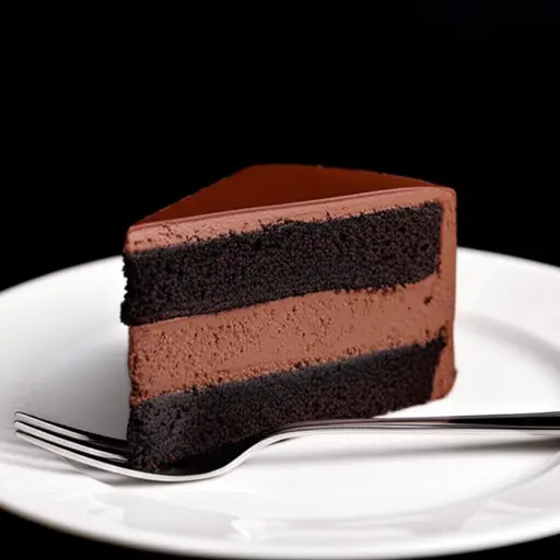 这个蛋糕尝起来像巧克力。