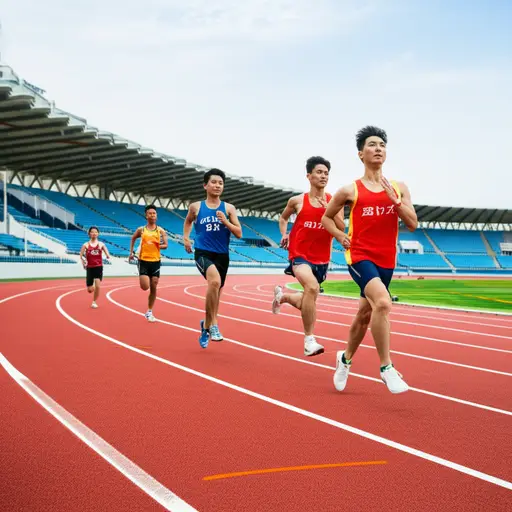 这是一场快速的500米比赛。