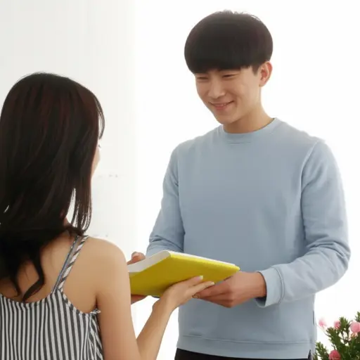 “所以你把书给她了？” “不完全是，我借给她的。”