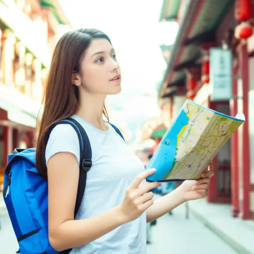 她喜欢探索新城市。