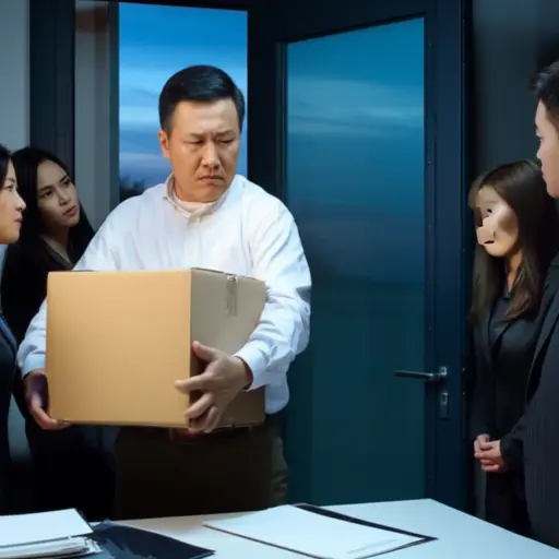 他可能会辞职或被调岗，但（不管怎样），他在这里的职业生涯都结束了。