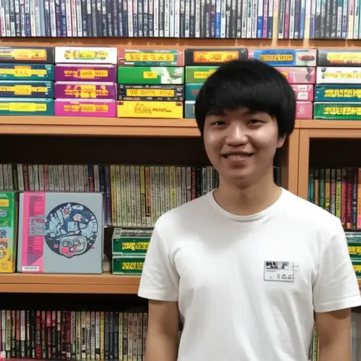 我哥哥收藏了一批令人印象深刻的复古电子游戏。