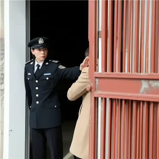 她被拒绝进入。