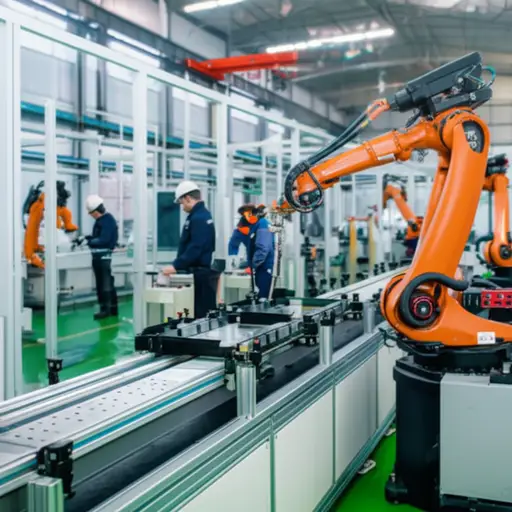 工厂正在用机器人替换大部分工人。