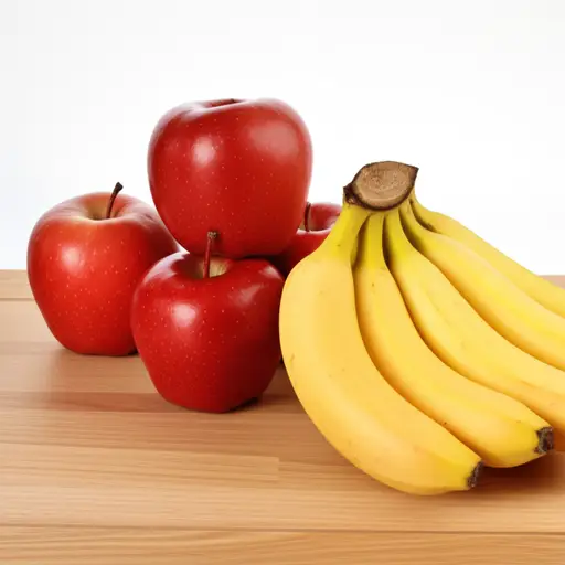有许多美味的水果，例如苹果和香蕉。