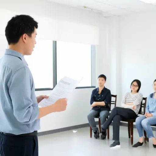 他大声朗读指示，以便大家都能跟着做。