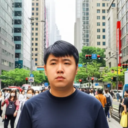 我觉得在城市生活压力很大。