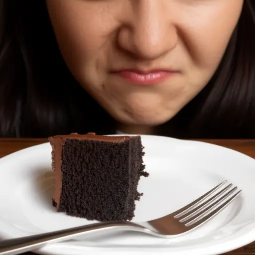 这个蛋糕太甜了，我不喜欢。