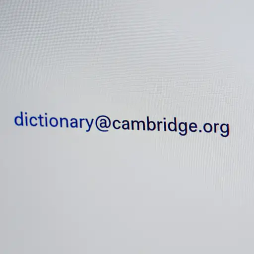 电子邮件地址是 dictionary@cambridge.org。