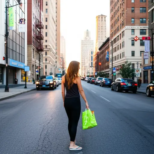 她过去住在底特律。