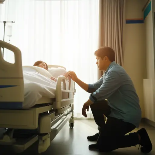 他决心不惜一切代价挽救她的生命。