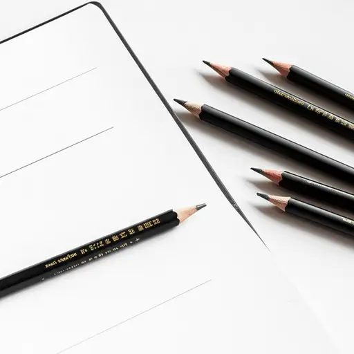 画画时，我需要一支硬铅笔。