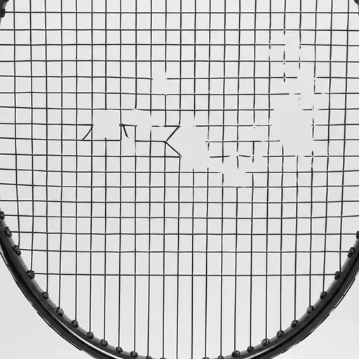 我的羽毛球拍需要换新的网线了。