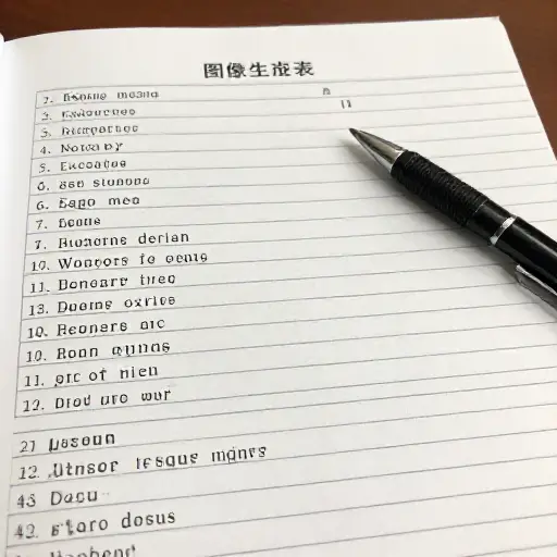 我需要一支黑色笔来填表。
