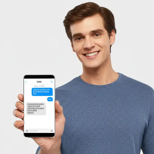 我收到了朋友的一条短信。