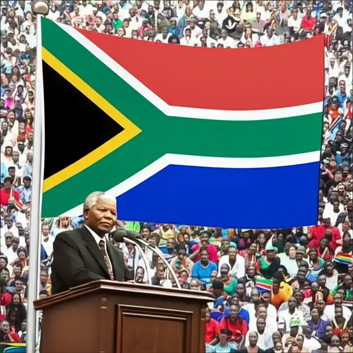 曼德拉有决心为更美好的南非而斗争。