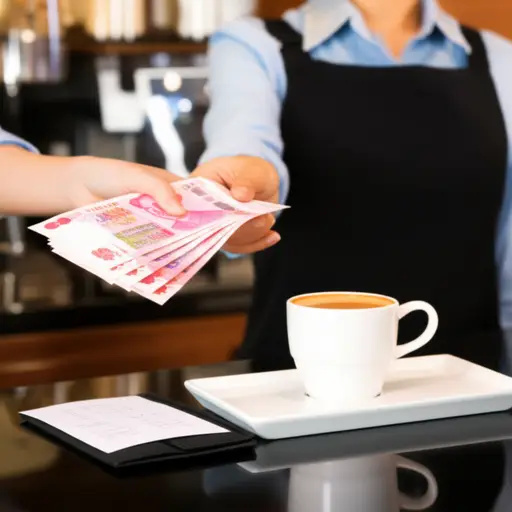 不用找零了，当作小费吧。