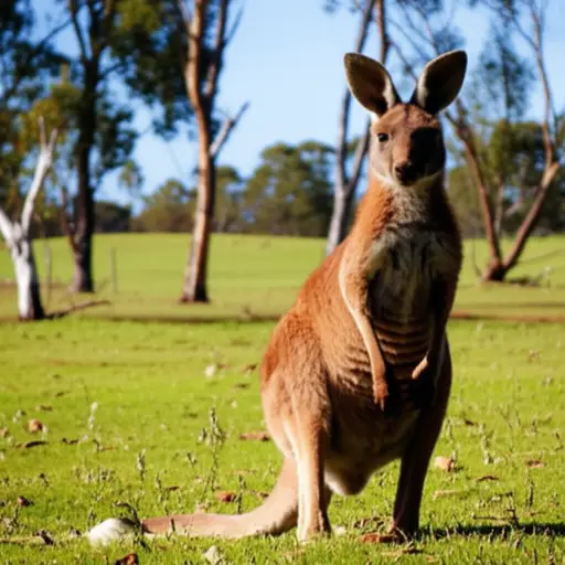 我一直梦想着在野外看到袋鼠。