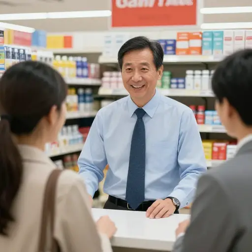 我爸爸一开始是在一家百货公司当销售助理。