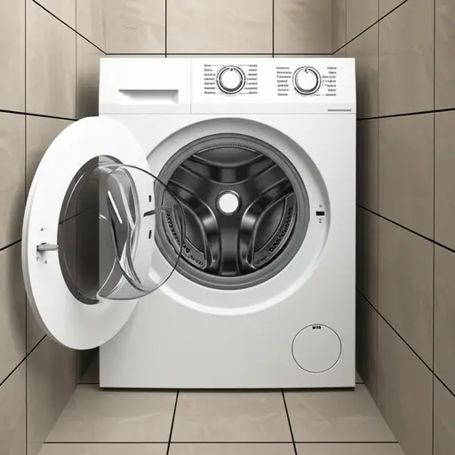 我们家里有一台洗衣机。