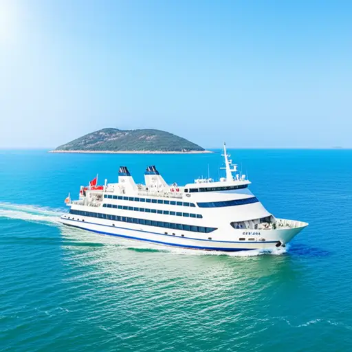 到岛的渡轮只需15分钟。