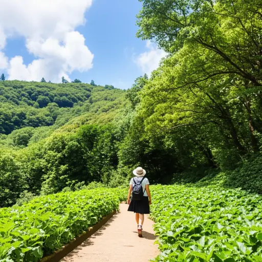 例如，你可以进行山地徒步。