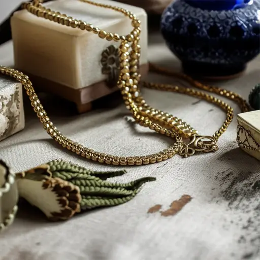 所有东西里最好看的是一条项链。