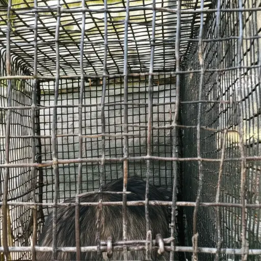 将野生动物关在狭小的笼子里是一种虐待。