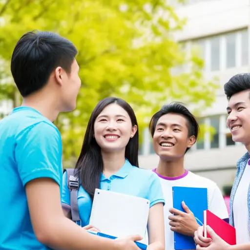 由于社区氛围友好，这名国际学生很快就在校园里感到适应和自在。