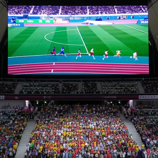 他们用慢镜头回放了比赛的结尾部分。