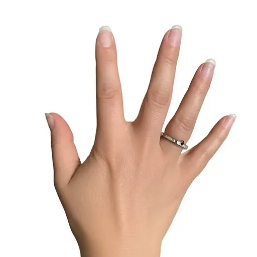 你把戒指戴在哪根手指上？