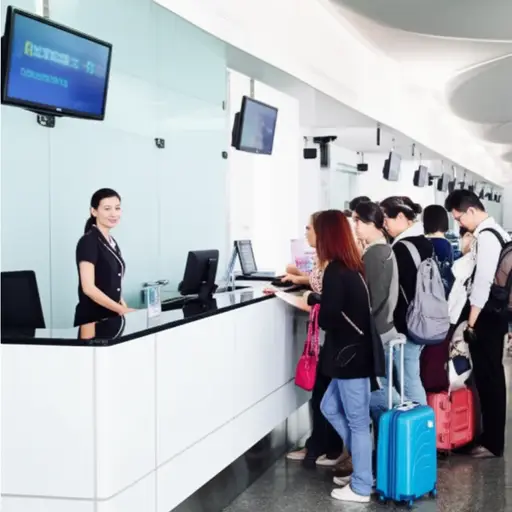 旅行社的代表会在办理登机手续处与您会面。