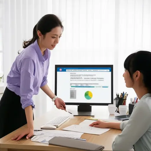 她提供了建设性的批评，以帮助她的同事改进演示文稿。