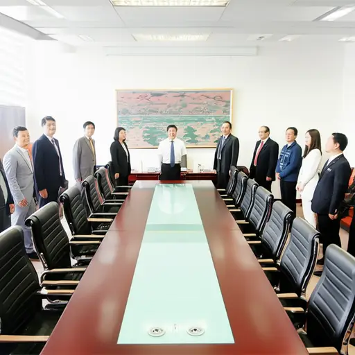 市长进入房间时，大家都站了起来。