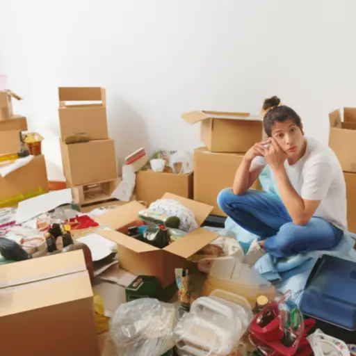 当你搬新家时，东西常常会丢失。