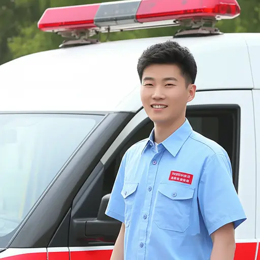 我哥哥是一名救护车司机。
