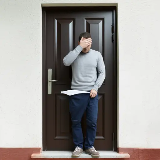 哦，天哪！我忘了我的钥匙。