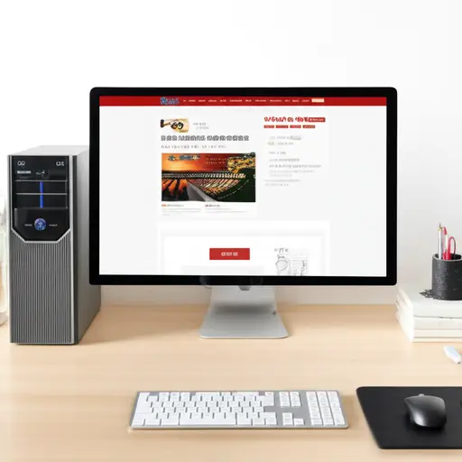 我用我那台强大的个人电脑上网冲浪。