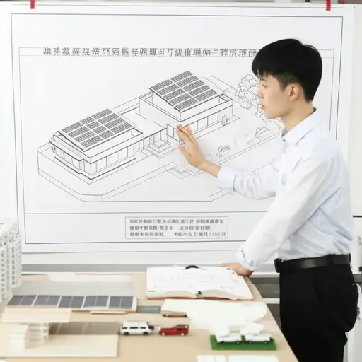 我的表弟是一位建筑师，设计环保房屋。