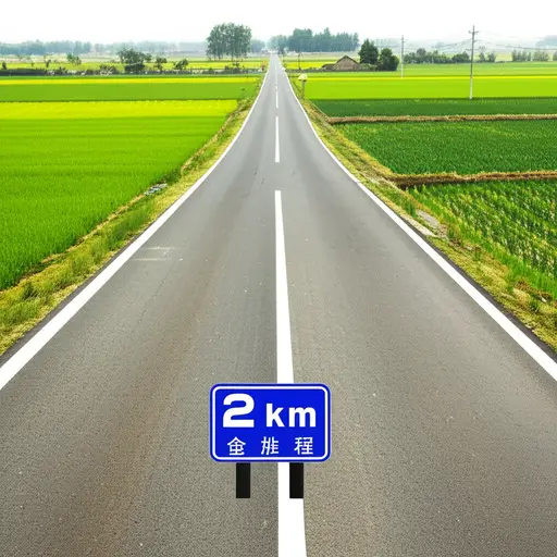 它离这里有两公里远。