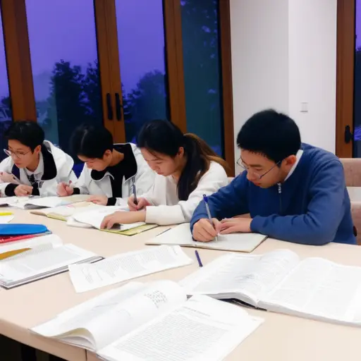 我们在期末考试前花了最后一周进行复习。