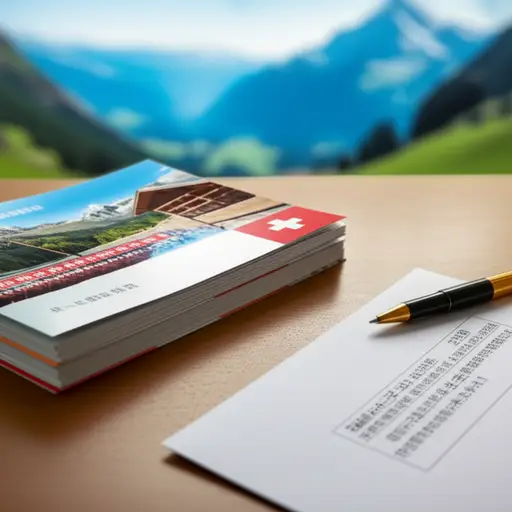 我会寄给你一些瑞士的宣传册，这样你可以选择一些目的地。